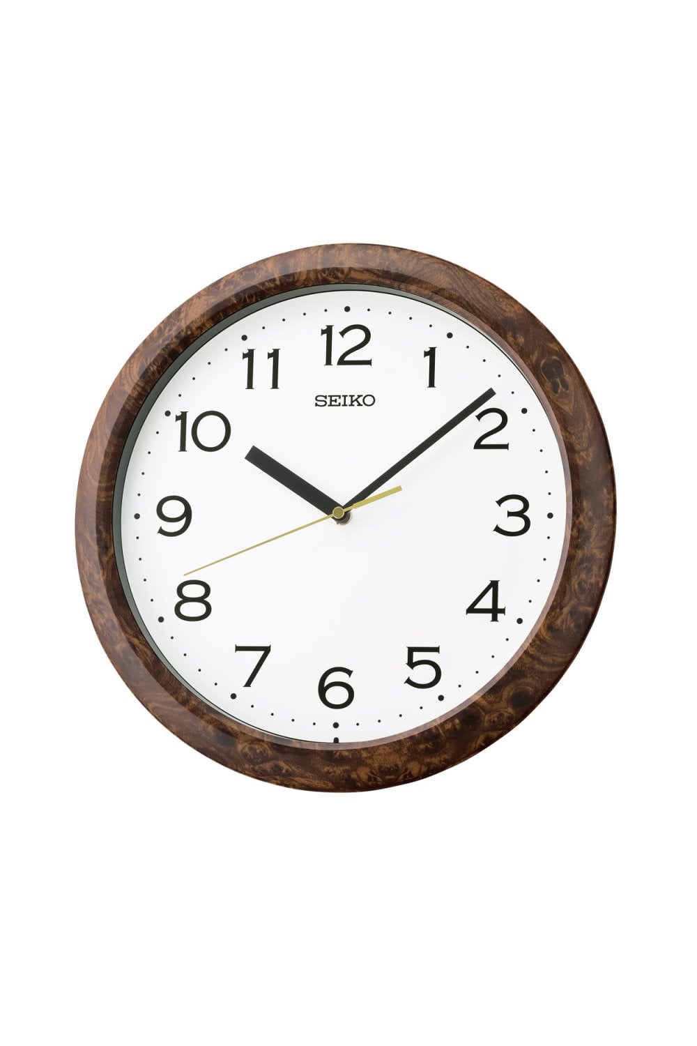 Seiko | Timeless Dark Brown 32cm Wall Clock | QHA014B
