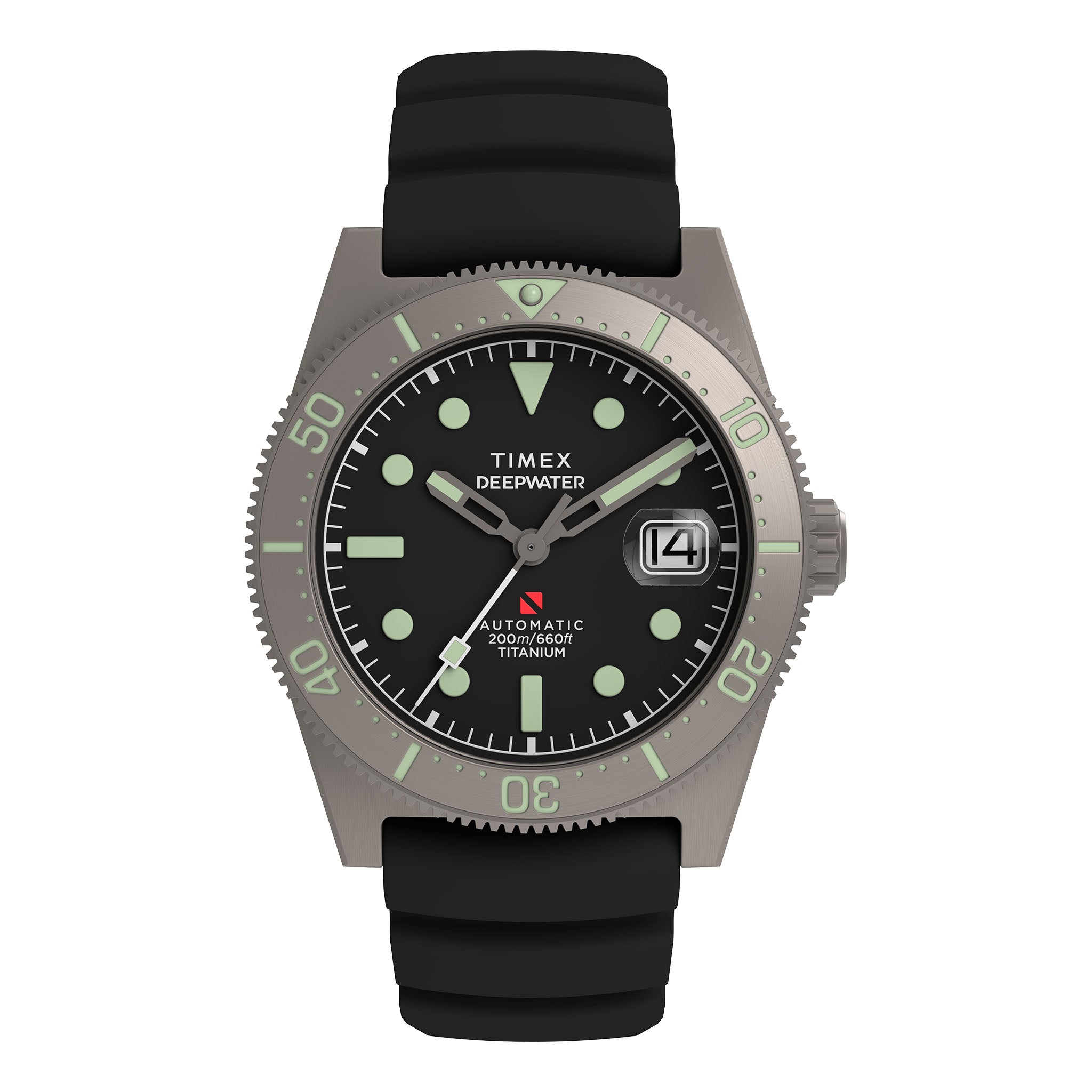 Timex Deepwater Reef 200 チタン 自動巻き 41mm 腕時計 TW2W73800