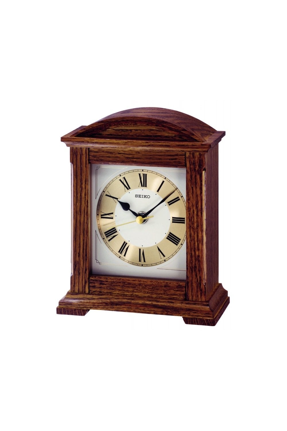 Seiko Wooden Quartz Mantle Clock QXG123B