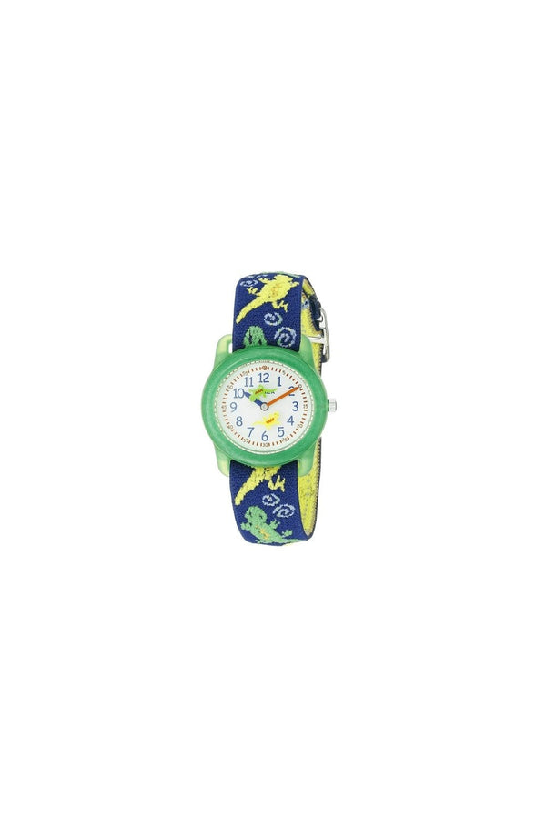 Timex Time Machines 29mm Green Gecko Fabric Kids Watch T72881