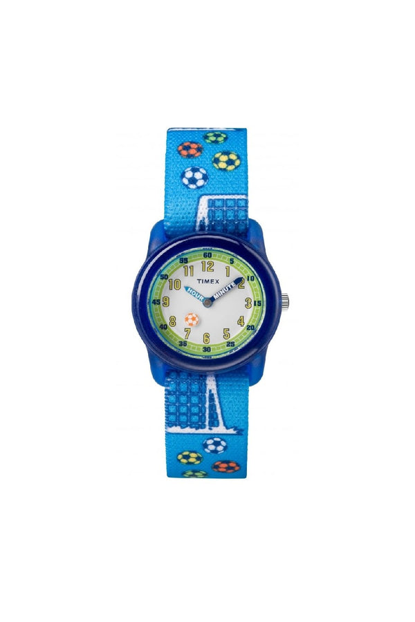 Timex Time Machines 29mm Blue Soccer Kids Watch TW7C16500