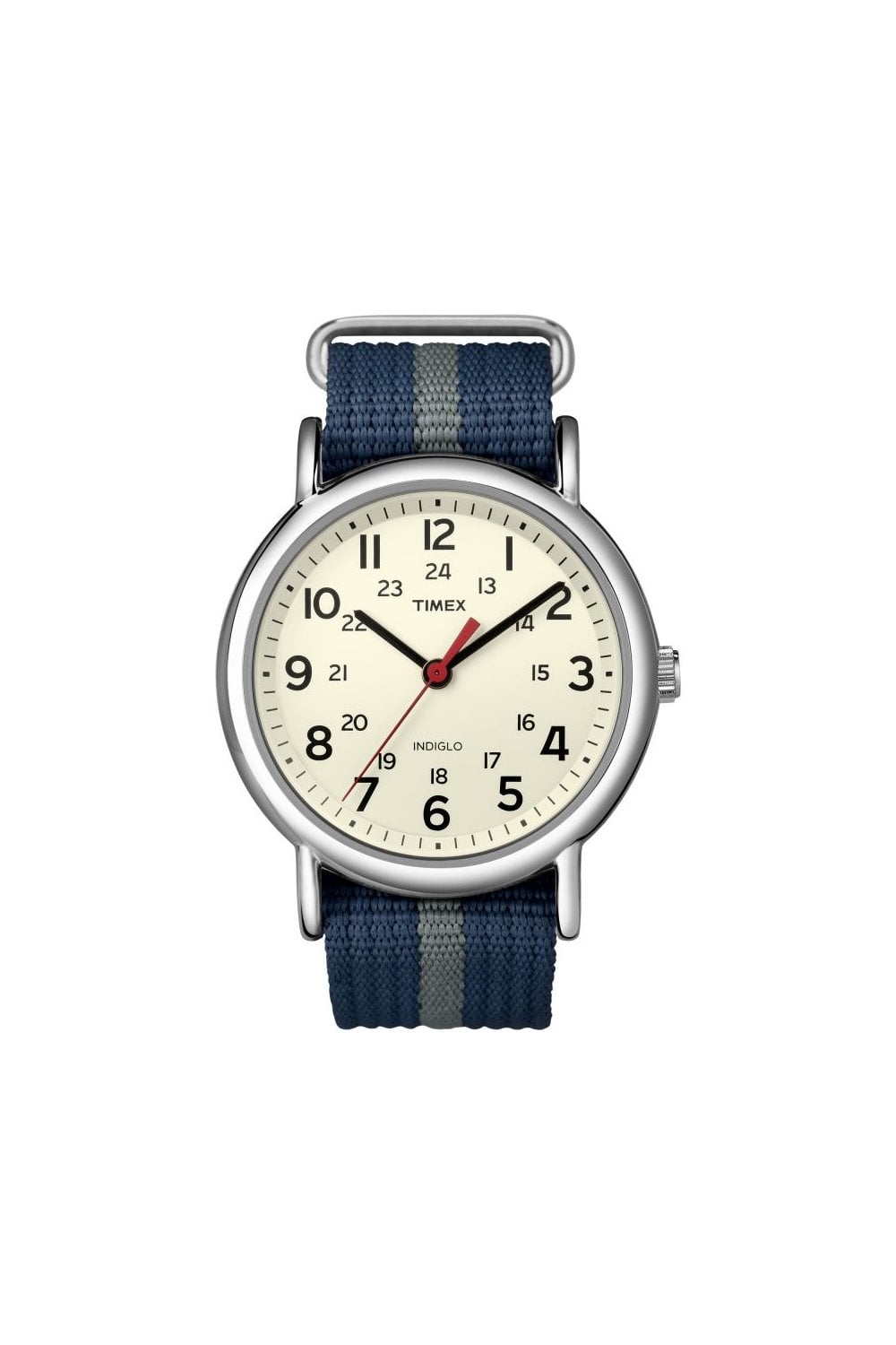 Timex Gents Easy Reader Weekender Indiglo 38mm Watch T2N654