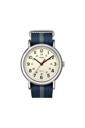 Timex Gents Easy Reader Weekender Indiglo 38mm Watch T2N654