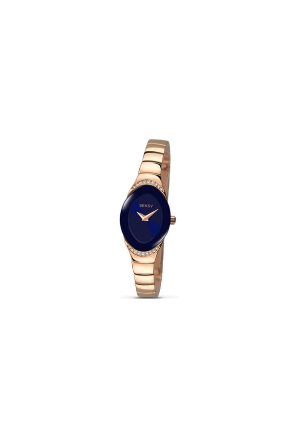 Seksy Ladies PVD Rose Gold Plated Dress Watch 2306