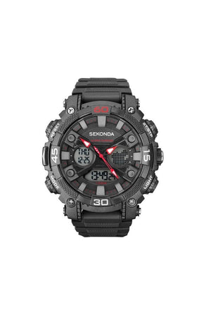 Sekonda Gents Alarm Sports Chronograph 51mm Watch 1036
