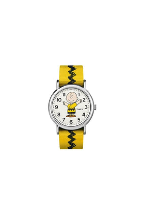 Timex Peanuts Charlie Brown Weekender Watch TW2R41100