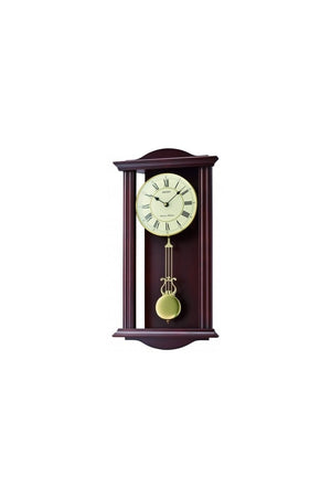 Seiko Wooden Chiming Wall Clock with Pendulum QXH072B