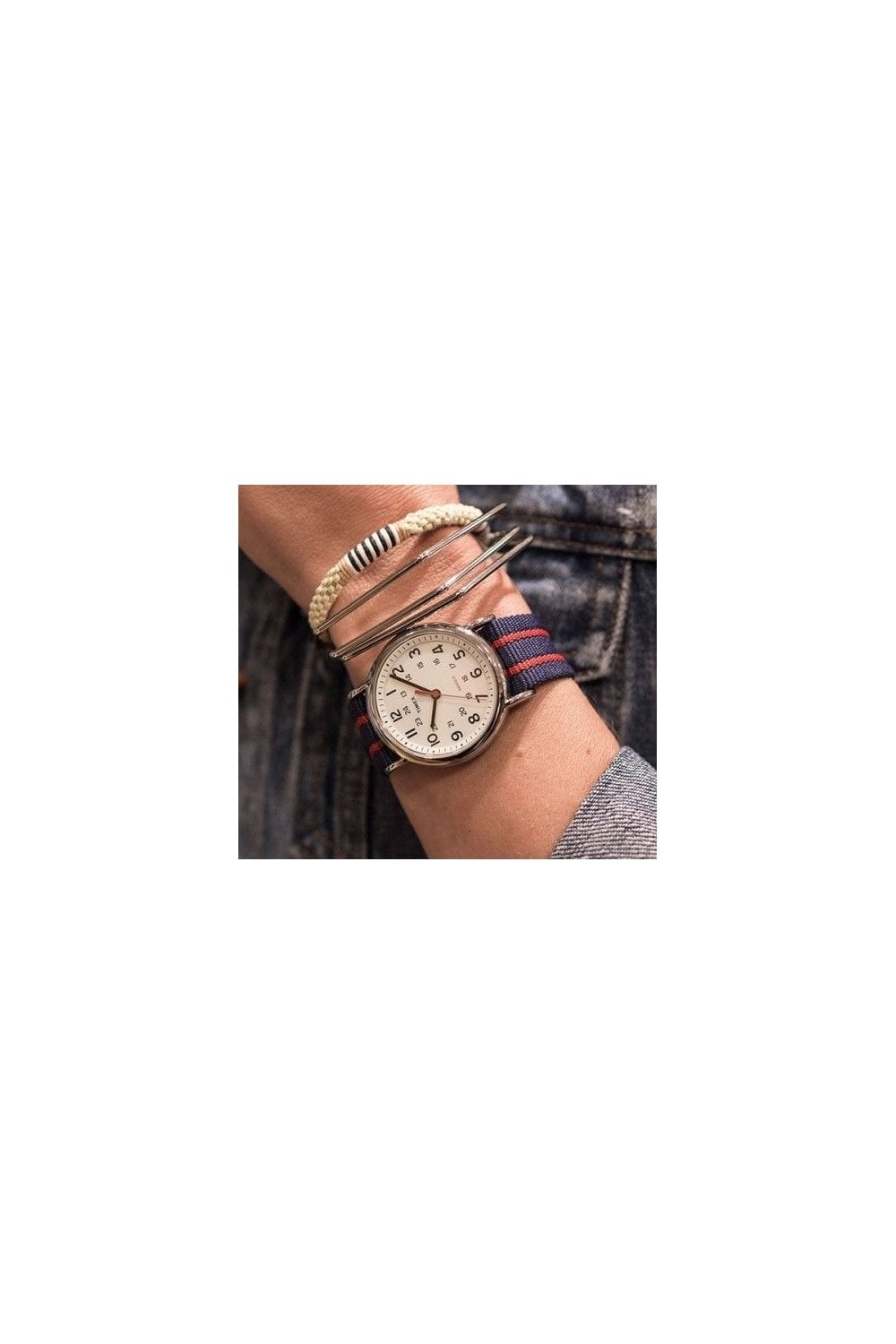 Timex Easy Reader Weekender Indiglo Unisex Watch T2N747