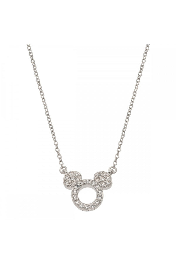 Mickey Mouse Sterling Silver Necklace N901464RZWL-16