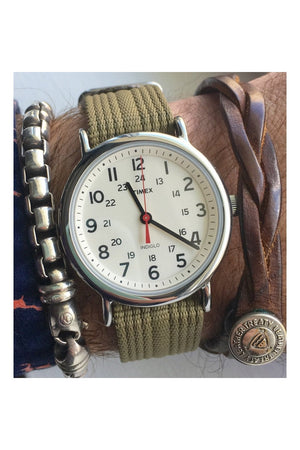 Timex Gents Easy Reader Weekender Indiglo Watch T2N651