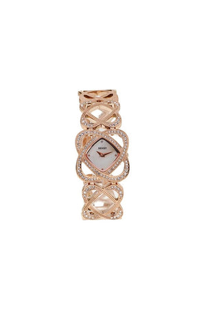 Seksy Ladies Crystal Hearts Stone Set Watch 4229