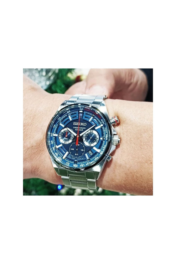 Seiko Gents Chronograph Sports Watch SSB407P1
