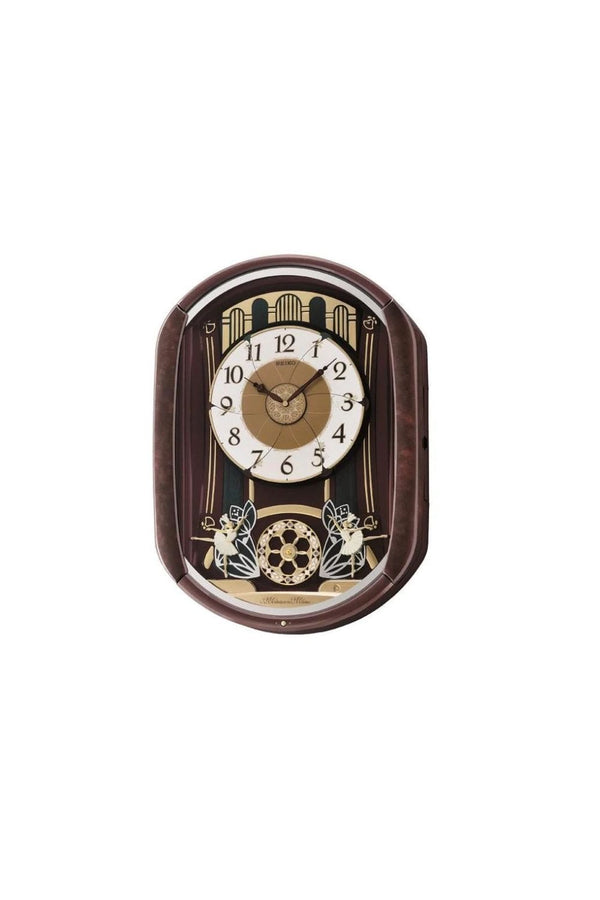 Seiko Melody In Motion Sparkle LED Marionette Wall Clock QXM297B