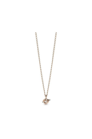 Guess Ladies Knot Rose Necklace UBN29020