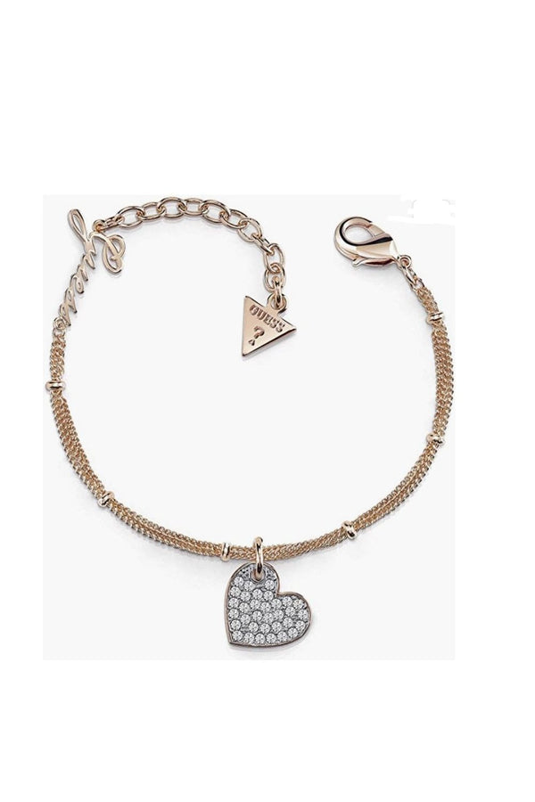 Guess Ladies My Sweetie Heart Bracelet UBB84079-L