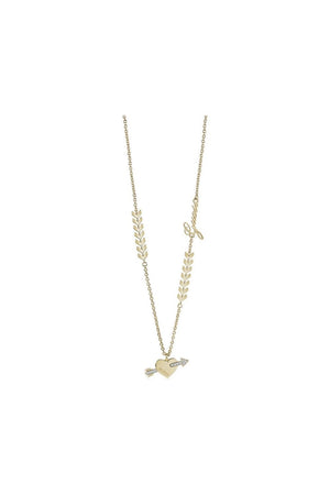 Guess Ladies Cupid Gold Necklace UBN85032