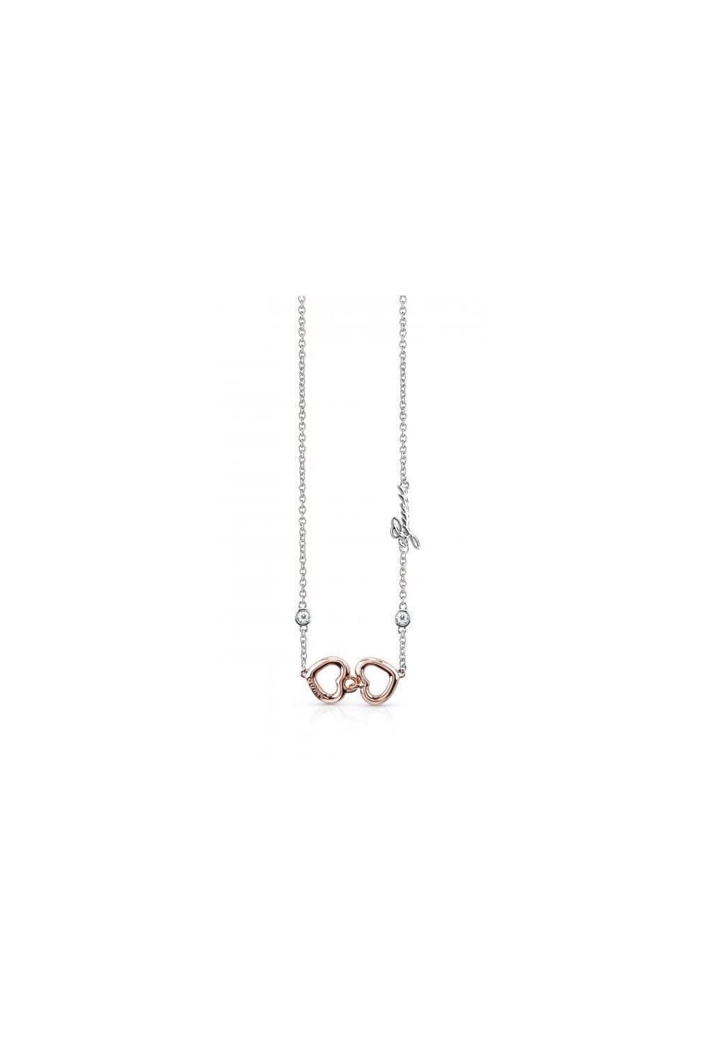 Guess Grace Two Tone Necklace UBN84027