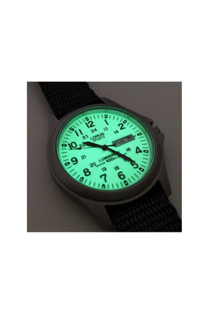 Lorus RJ655AX9 Gents Lumibrite Military Style 37mm Watch