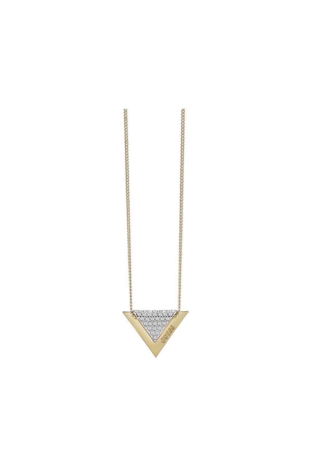 Guess Gold Plated Revers Necklace UBN83068
