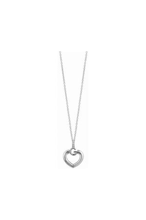 Guess Gisele Bold G Heart Necklace UBN83009