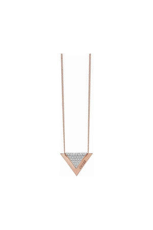 Guess Rose Gold Plated Revers Necklace UBN83069
