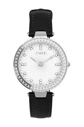 Timex Ladies City Collection Leather Strap Watch TW2V45200
