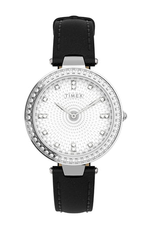 Timex Ladies City Collection Leather Strap Watch TW2V45200