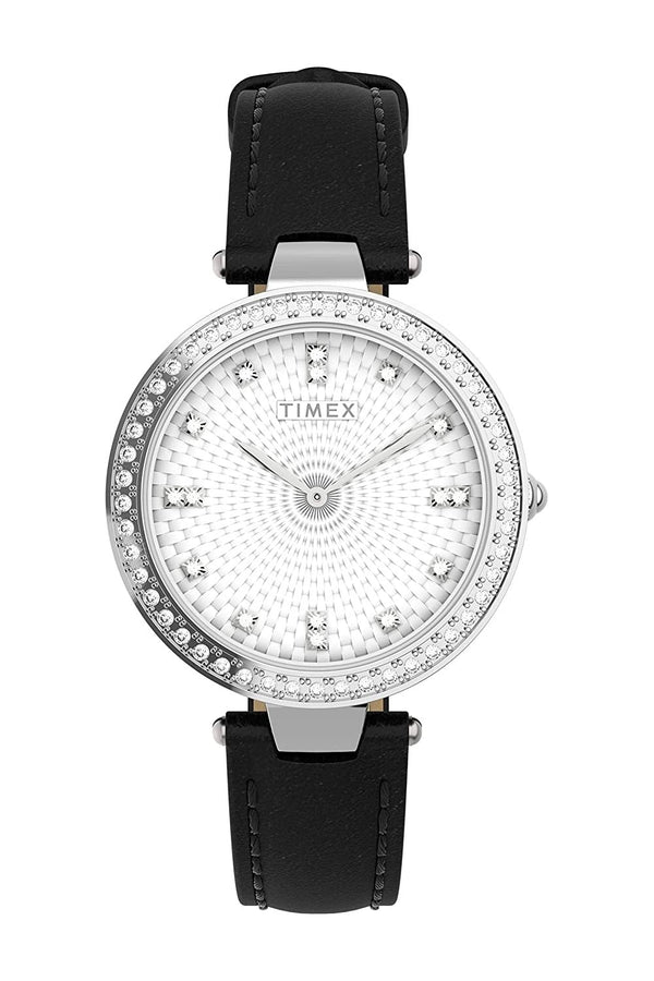 Timex Ladies City Collection Leather Strap Watch TW2V45200