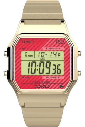 Timex T80 Mens Retro Bracelet Watch TW2V19200
