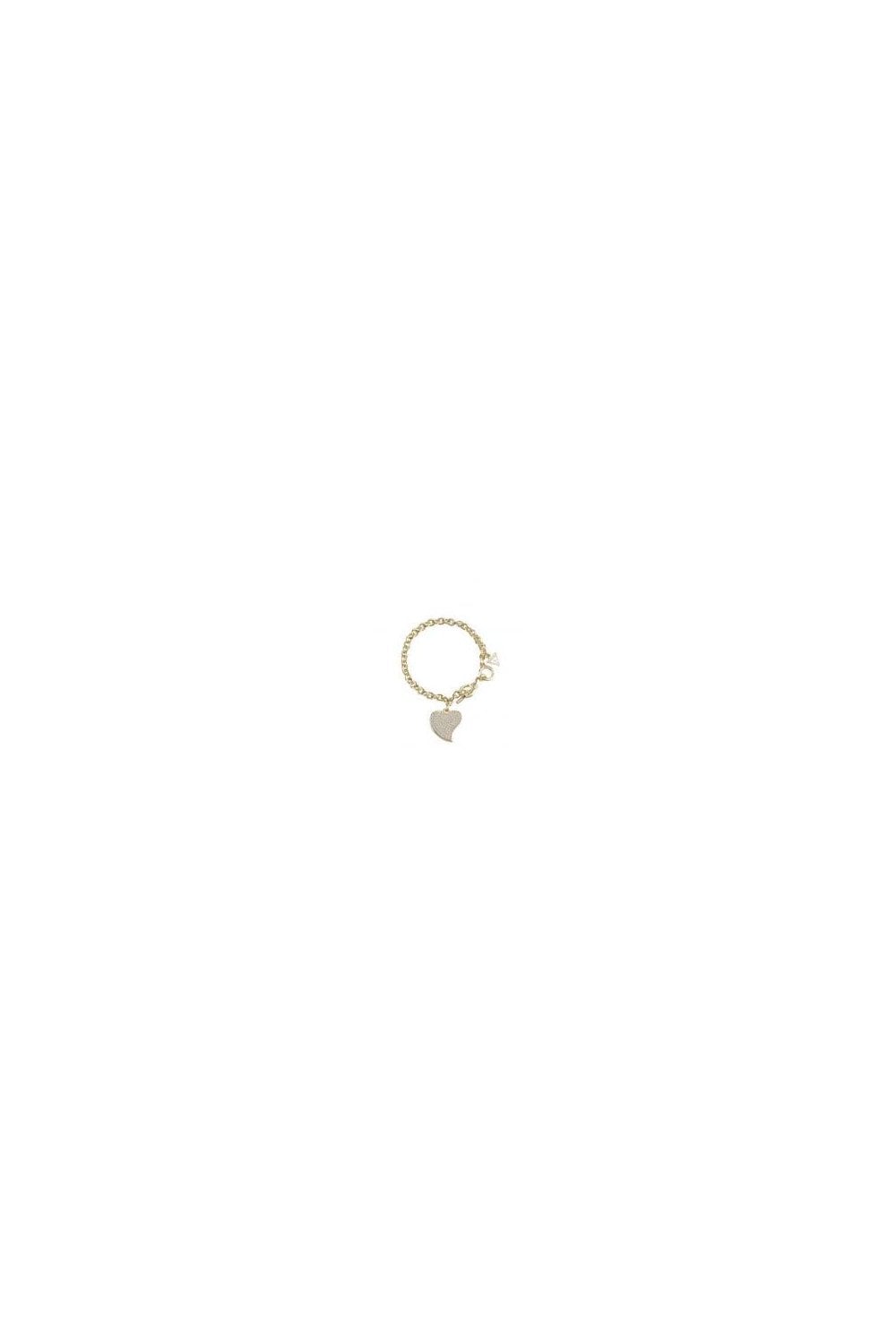 Guess Heart Pendant Bracelet UBB71534