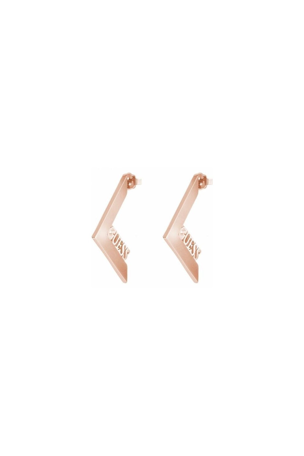 Guess Gold Plated Triometric Earrings UBE82079