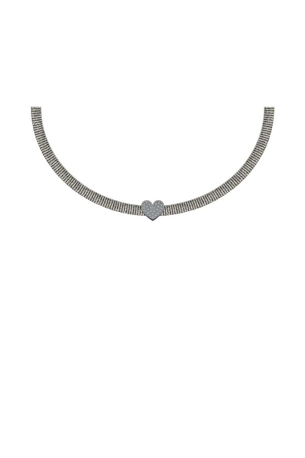 Guess Silver Necklace UBN28009