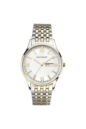 Accurist Gents Signature Two Tone Bracelet Watch 7247