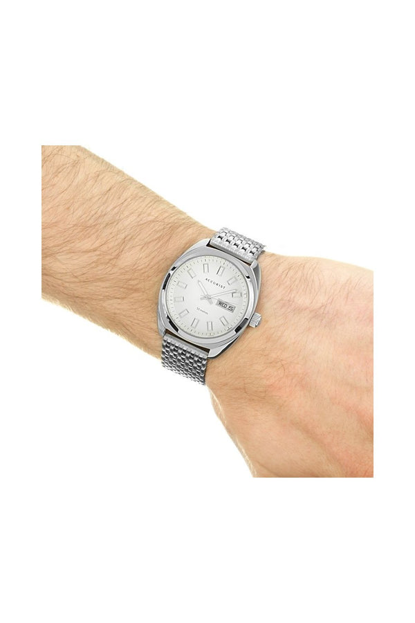 Accurist Gents Stainless Steel Dress Watch 7334