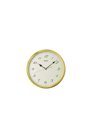Seiko Gold Tone Wall Clock QXA784G