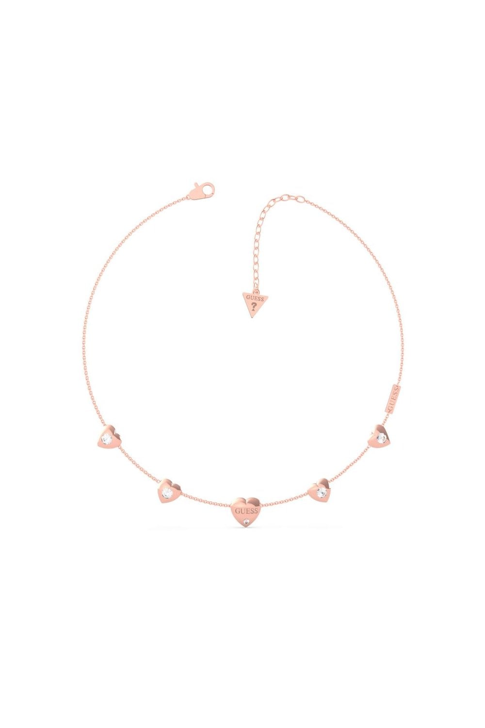 Guess Ladies Guess Is For Lovers Necklace UBN70030