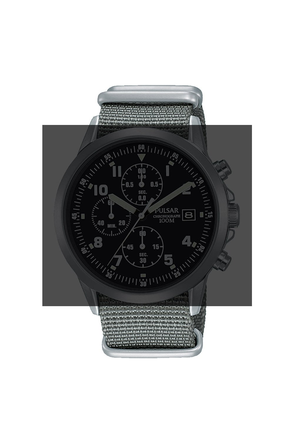 Pulsar 22mm Fabric Watch Strap Band PM3129X1