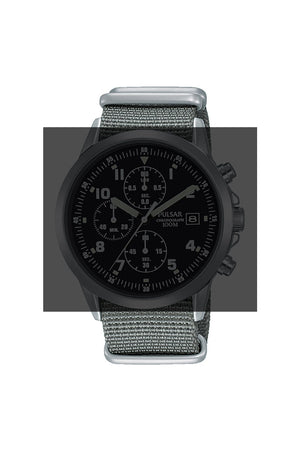 Pulsar 22mm Fabric Watch Strap Band PM3129X1