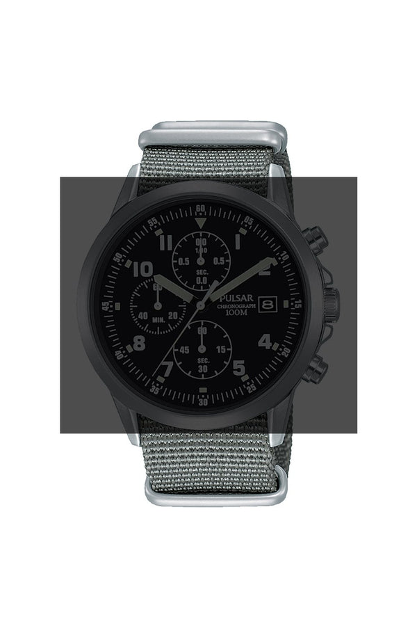 Pulsar 22mm Fabric Watch Strap Band PM3129X1