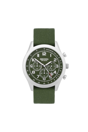 Sekonda Gents Military Style Chronograph Watch 30067