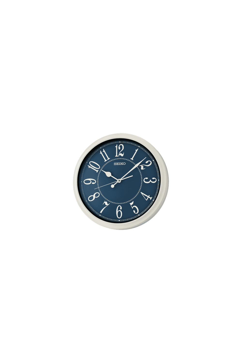 Seiko Retro Blue Face Wall Clock - Quartz Movement - QXA801H