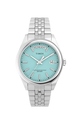 Timex Legacy Day Date 36mm Stainless Steel Watch TW2V68400