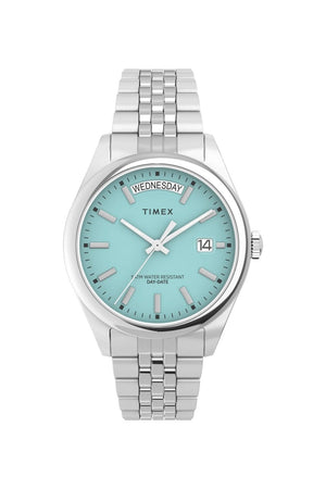 Timex Legacy Day Date 36mm Stainless Steel Watch TW2V68400