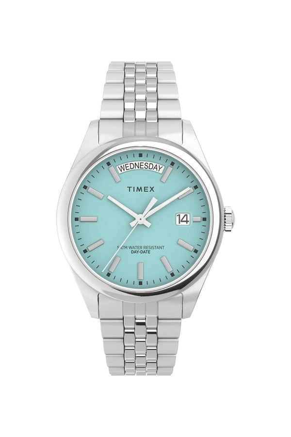 Timex Legacy Day Date 36mm Stainless Steel Watch TW2V68400