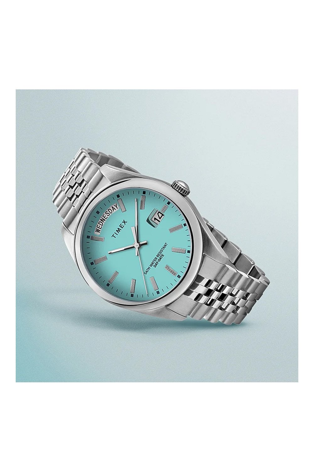 Timex Legacy Day Date 36mm Stainless Steel Watch TW2V68400