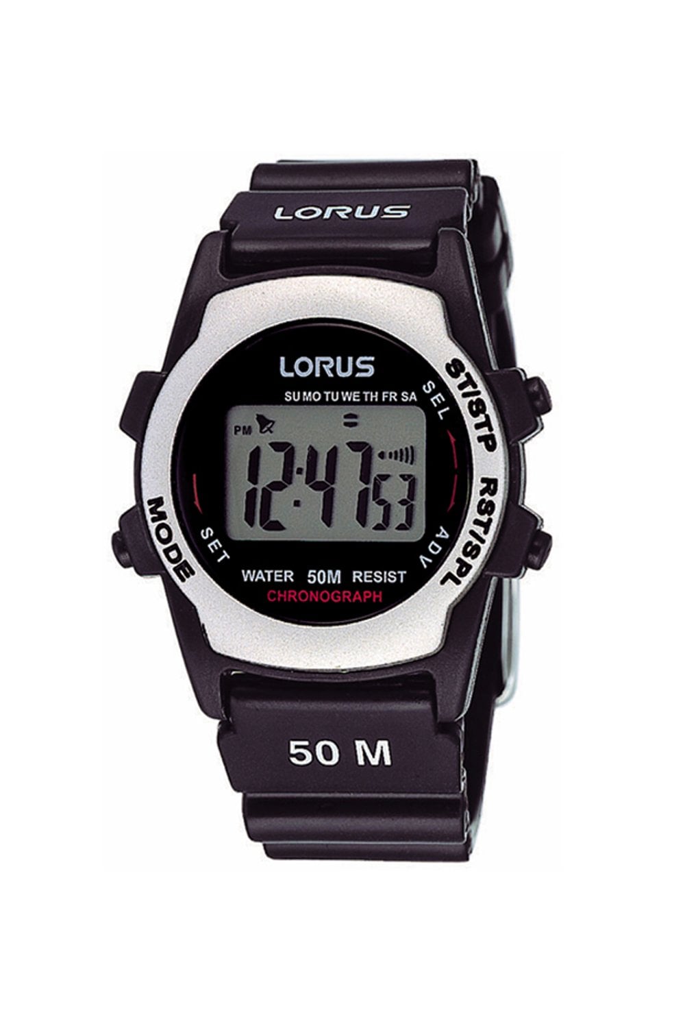 Lorus Gents Digital Sports Strap Watch R2361AX9