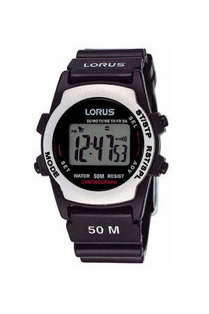 Lorus Gents Digital Sports Strap Watch R2361AX9