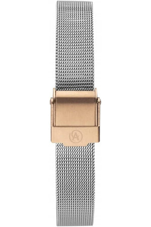 Accurist Pink Dial Ladies Watch Mesh Bracelet 8348