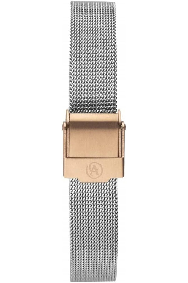 Accurist Pink Dial Ladies Watch Mesh Bracelet 8348