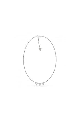 Guess Ladies Queen Of Hearts Triange Necklace UBN79006